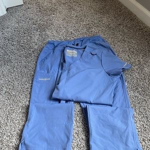 Ceil blue sketcher scrubs small petite